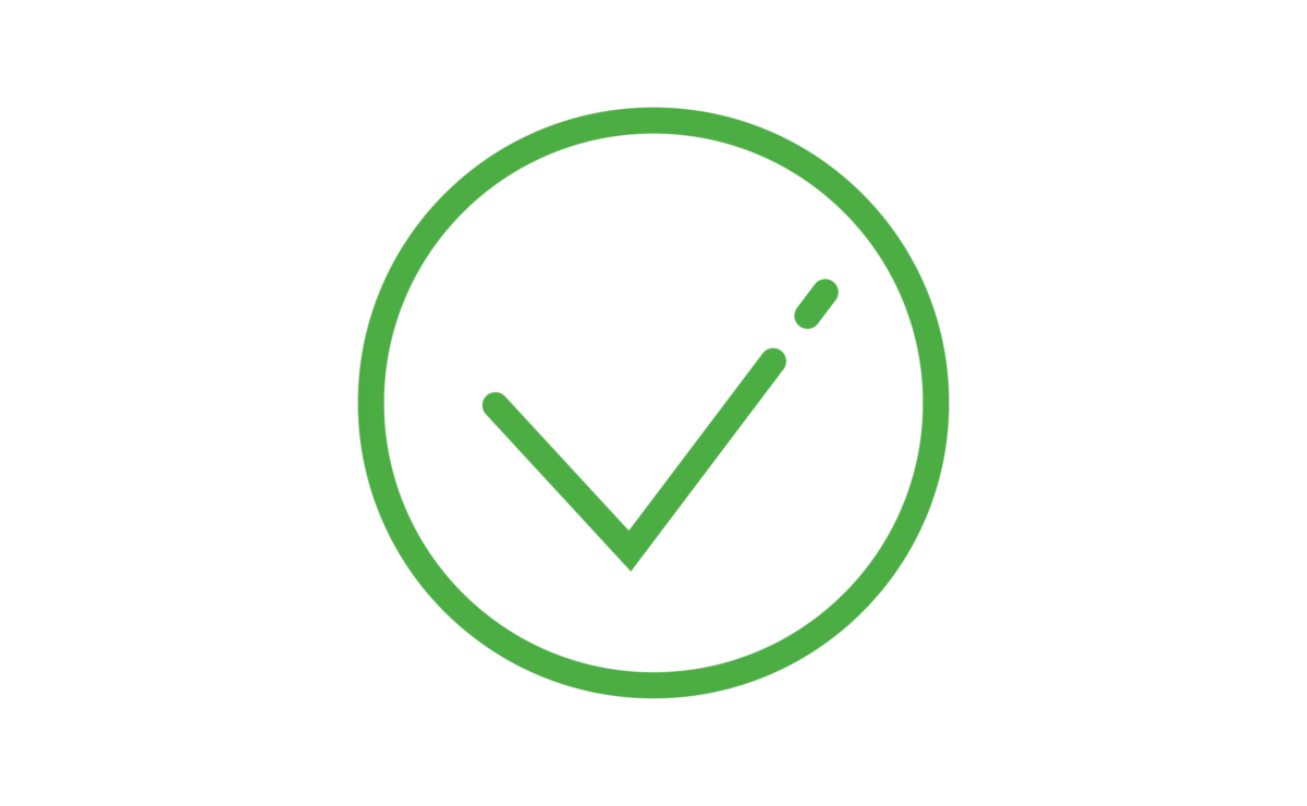 Picto check wide without