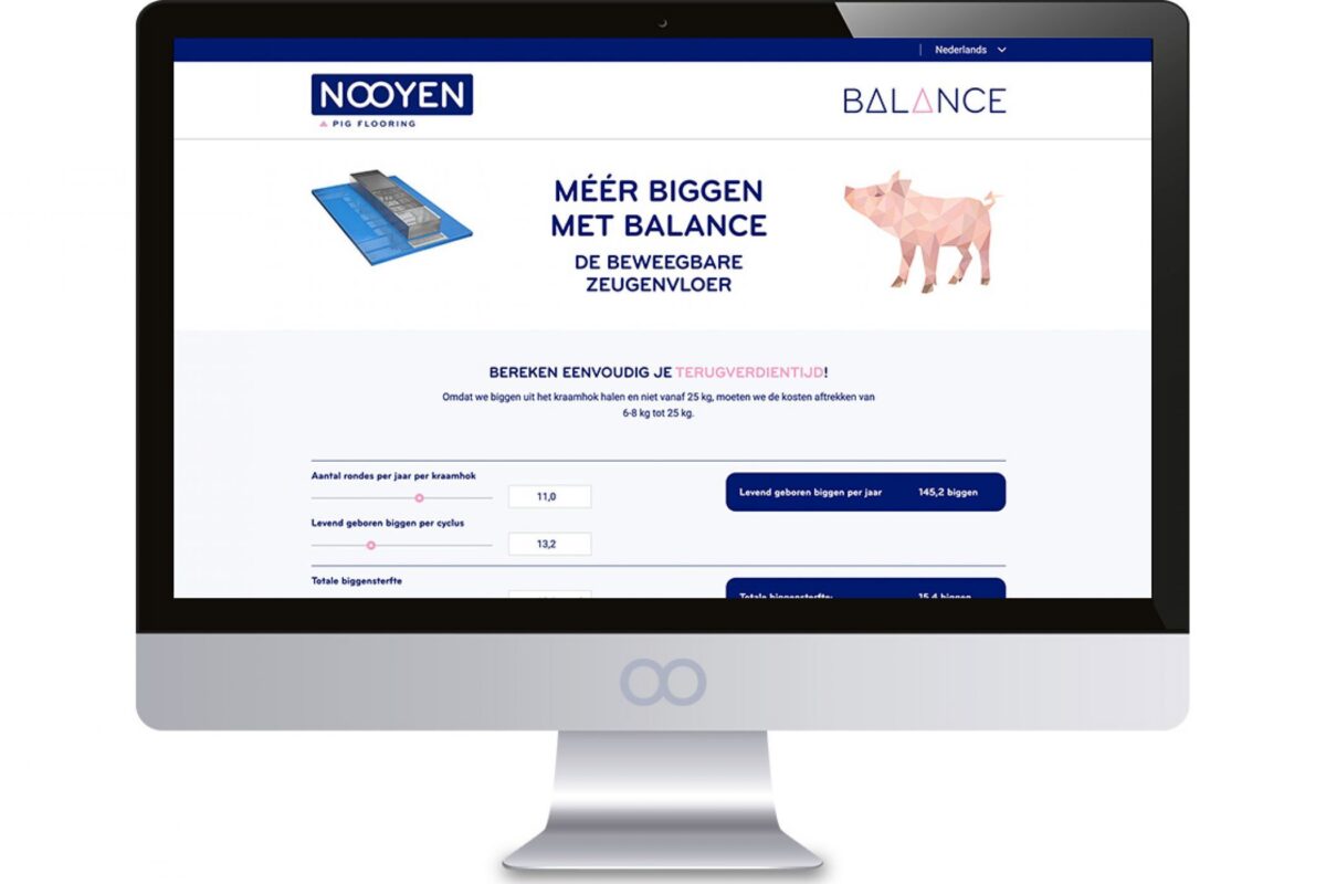 Nooyen balance calculator NL